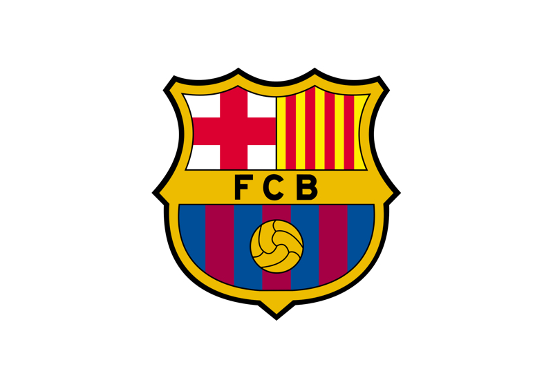 FCB logo, internationally known in the sports sector