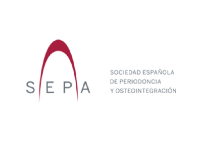Logo de la organización SEPA, fundación española de periodoncia e implantes dentales