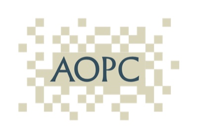 Logo del AOPC, organizador profesional de congresos
