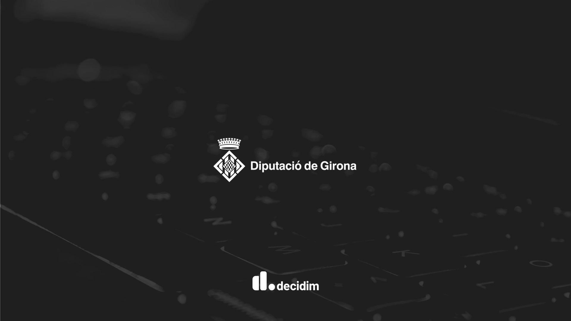 Logotipo Decidim Diputació de Girona