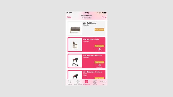 Screenshot of the native app of On-Air