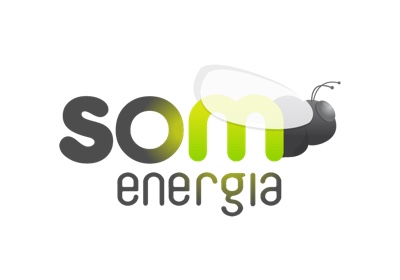 Som Energia logo, green energy consumption cooperative