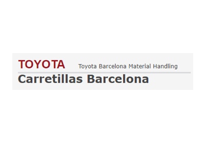 Logo de Toyota Carretillas, empresa distribuidora de carretillas elevadoras