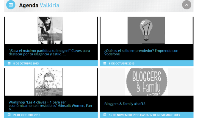 Landing page valkiria agenda