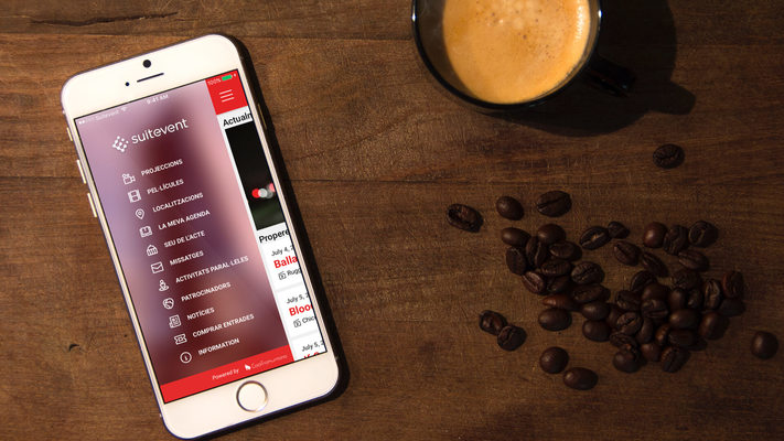 Model Suitevent app per esdeveniments