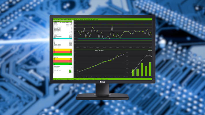 LabCircuits web application with a wallpaper of a printed circuit