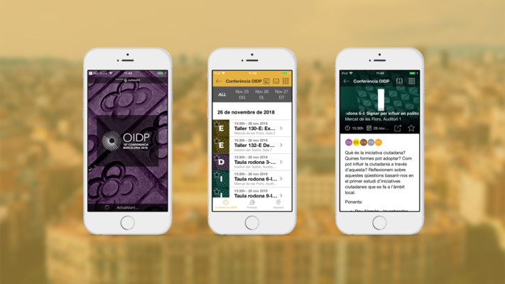 App iOS i App Android Conferència OIDP