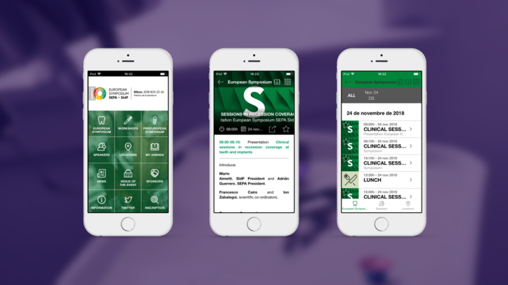 Mobile App of SEPA Congresses (Android App and iOS App)
