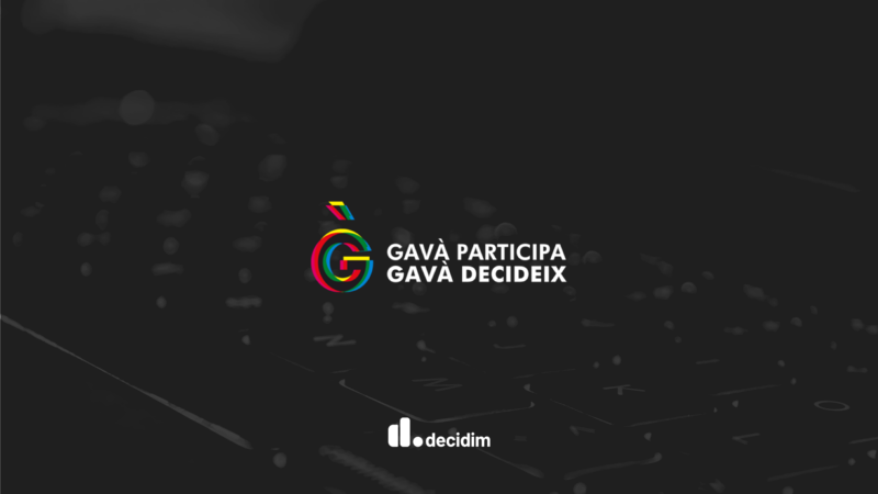 Logotip plataforma Decidim de l'Ajuntament de Gavà