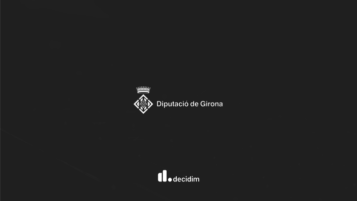 Decidim logo of the Girona Provincial Council
