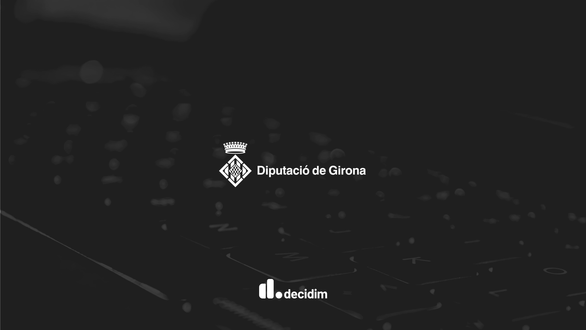 Decidim logo of the Girona Provincial Council