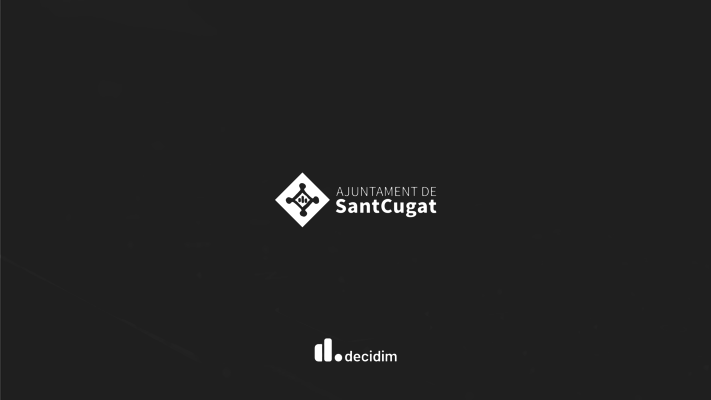 Logotipo de la plataforma Decidim de Sant Cugat del Vallès