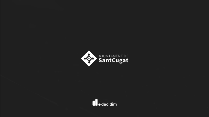 Decidim platform logo of Sant Cugat del Vallès