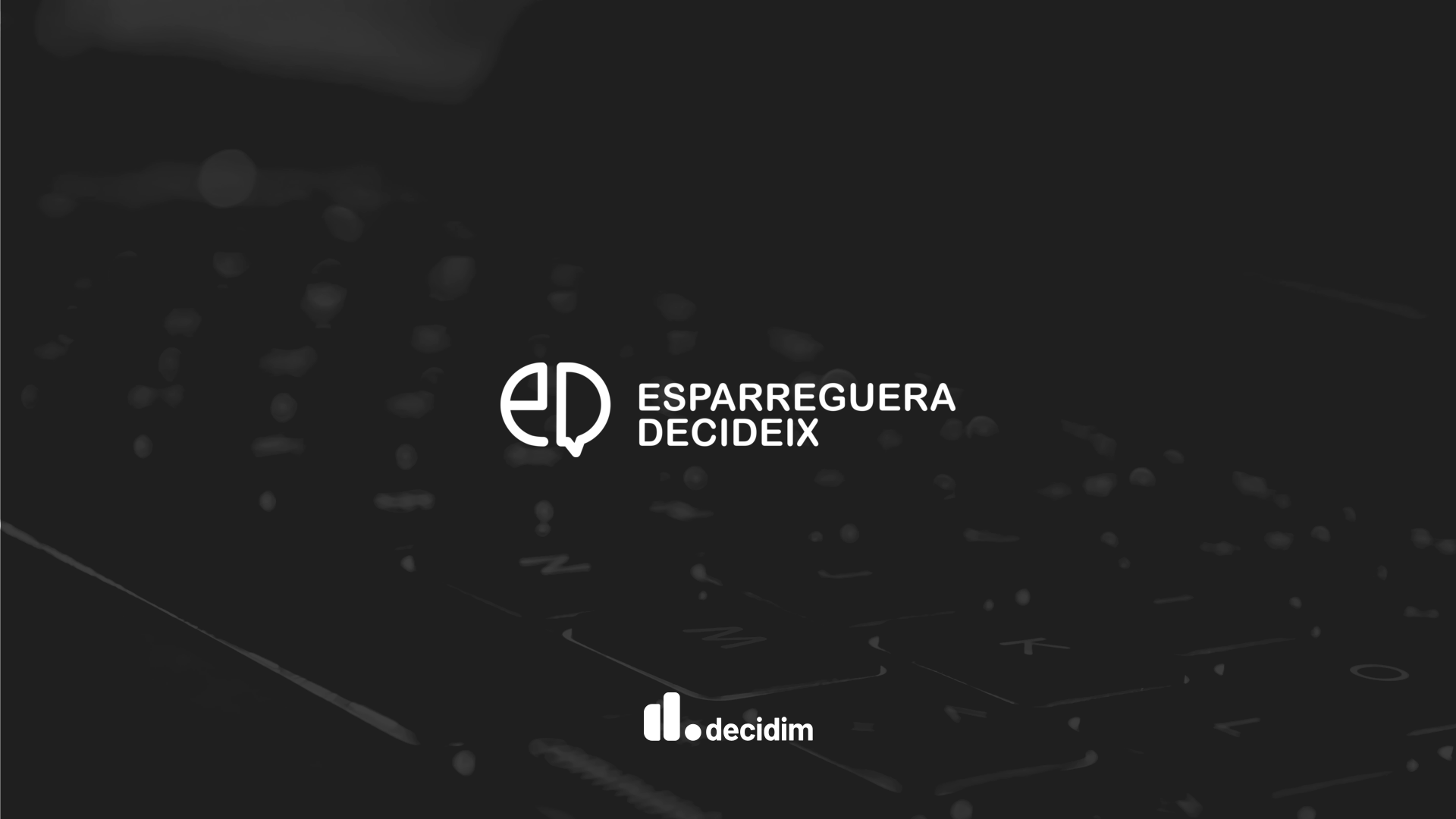Logotipo plataforma Esparreguera Decidiex