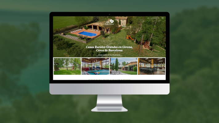 Villas Costa Brava website computer app