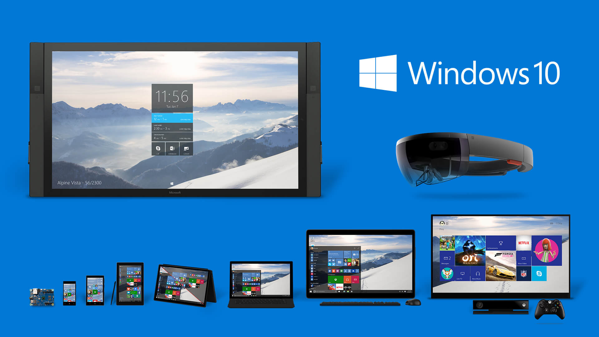 The 10 devices where you can view and use Windows 10